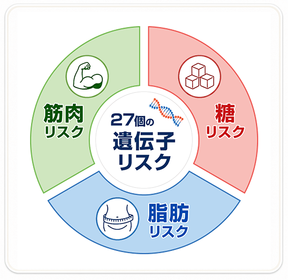 27個の遺伝子リスク